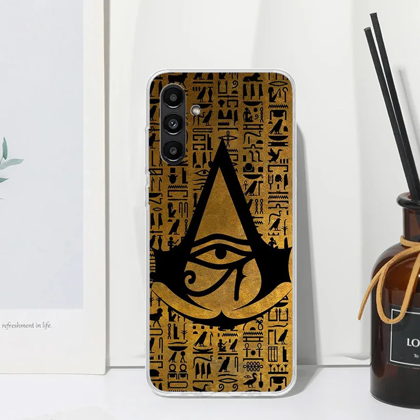 Sacred Eye of Horus Egypt Fresco Phone Case For Samsung Galaxy A15 A25 A35 A55 A14 A24 A34 A54 A13 A23 A33 A53 A12 A22 A32 A52 A