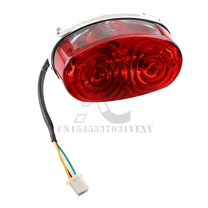 Motorbike Red LED Rear Tail Brake Light For 50 70 110 125cc ATV Quad Kart TaoTao Sunl Motorcycle Light