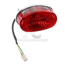 Luz de freno trasera LED roja para motocicleta, luz de motocicleta para 50, 70, 110, 125cc, ATV, Quad, Kart, TaoTao, Sunl