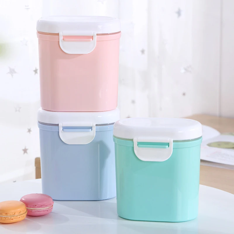 Portable Outdoor Baby Powder Storage Box, Large Volume & Sealed Container for Infant Formula