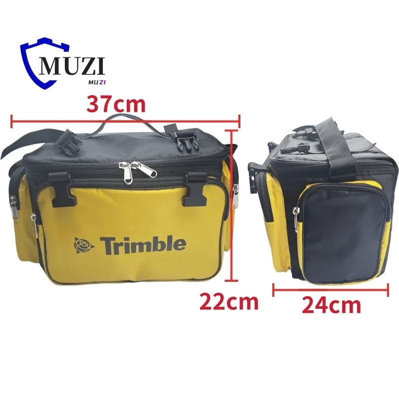 Nuova borsa host per rilevamento GPS GNSS Trimble Stazione totale Borsa a tracolla portatile singola a testa piccola Giallo