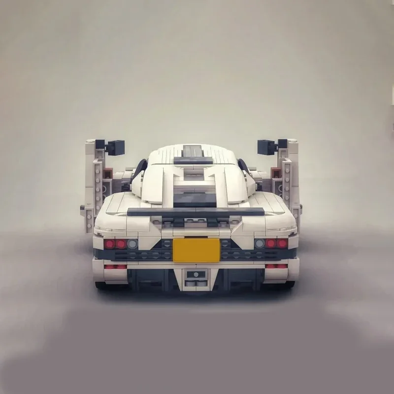 1458-Piece Koenigseggss CCX Race Car Model Feature-Rich, Ideal For Display
