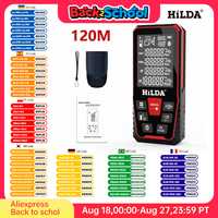 HILDA Laser Distance 100M/120M Rangefinder profesional meter laser range finder Ruler Test Tool