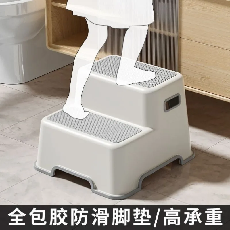 Ladder Stool Two-step Ladder Step Foot Pedal High And Low Stool Ladder Chair Dual-purpose Kitchen Climbing Stool