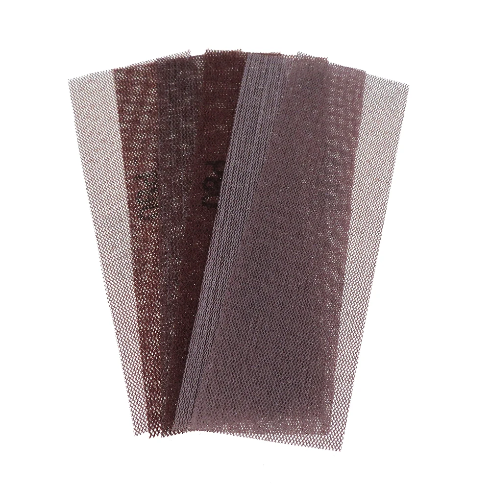 5 Stück 70x198mm Netz-Schleifpapier Schleifscheiben Anti-Blockier-Klett-Schleifpapier Schleifmittel 80-320 Körnung Auto-Schleifpapier – Detail 1