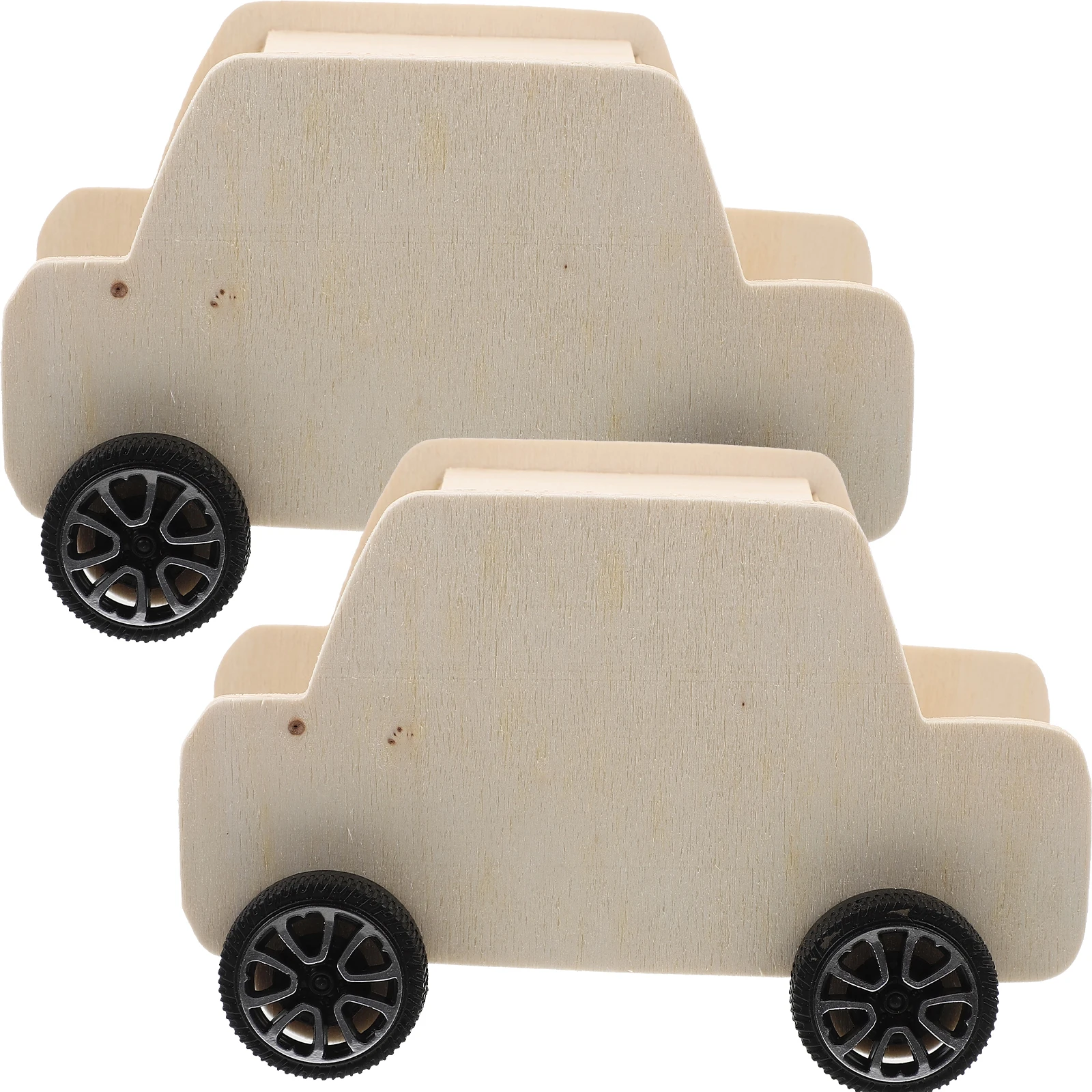 2 個 DIY 木製銀行白未塗装貯金箱子供のための手作り着色クラフト教育貯金箱環境に優しい