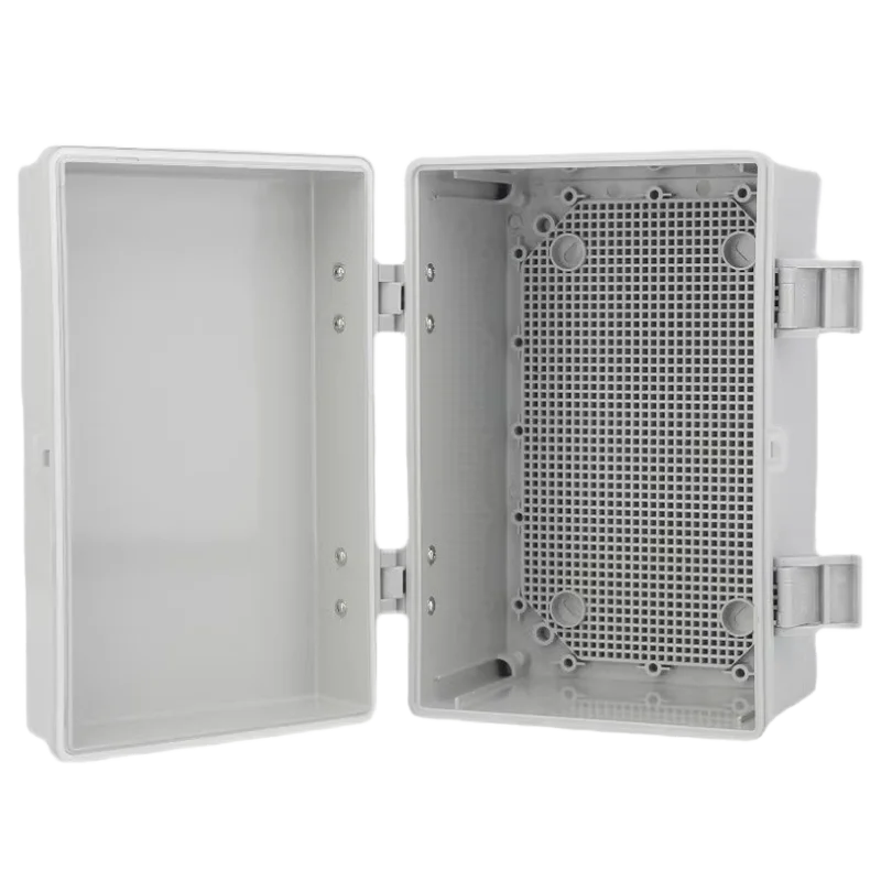 IP66 Waterproof Outdoor Gray/Transparent Cover Plastic Electrical Enclosure Case Junction Box for Outdoor Electrical Box