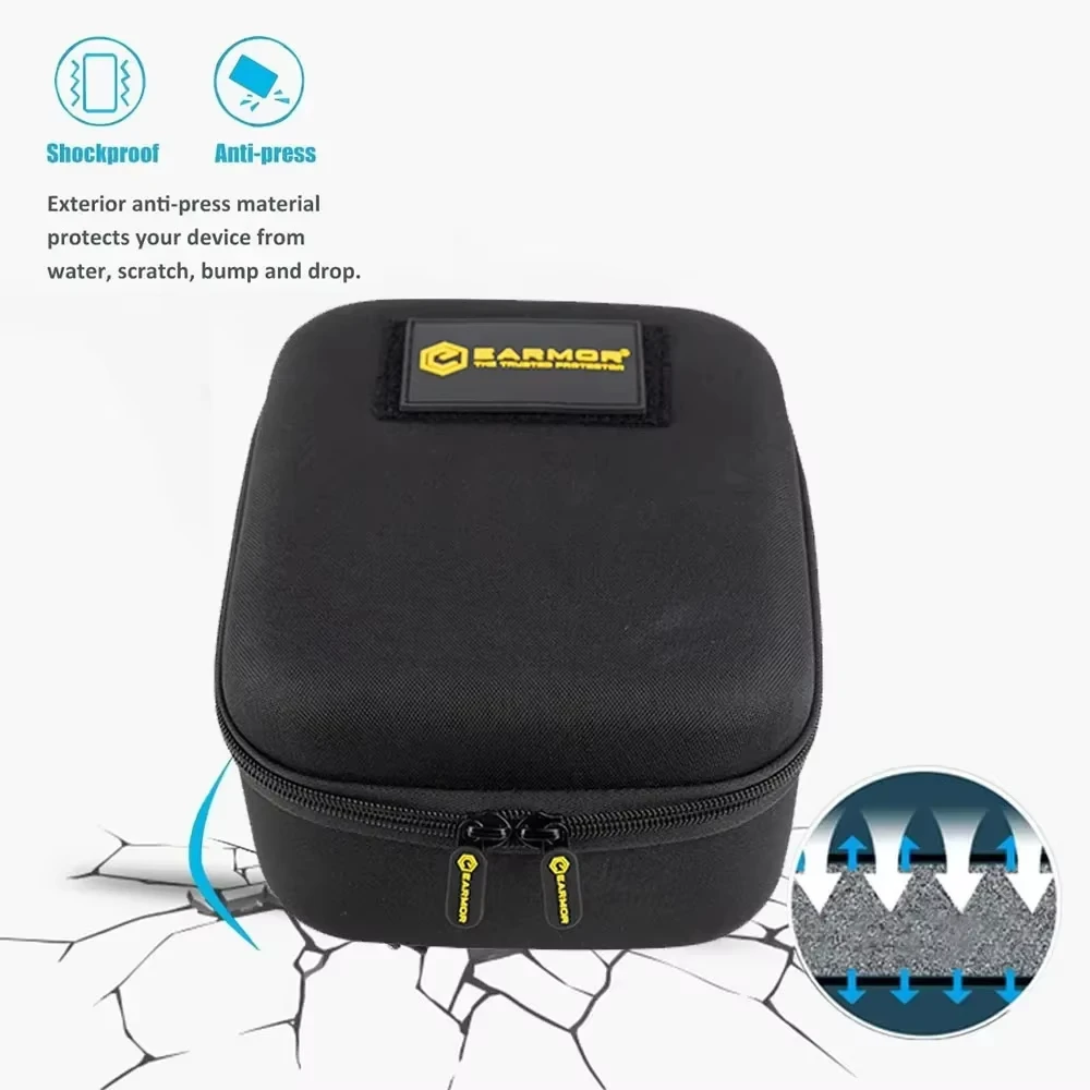 EARMOR Tactical Headphone Hard Storage Hunting Bags, Portable Lightweight Headphone Case, Waterproof M31/M32/ M31H/M32H Headset
