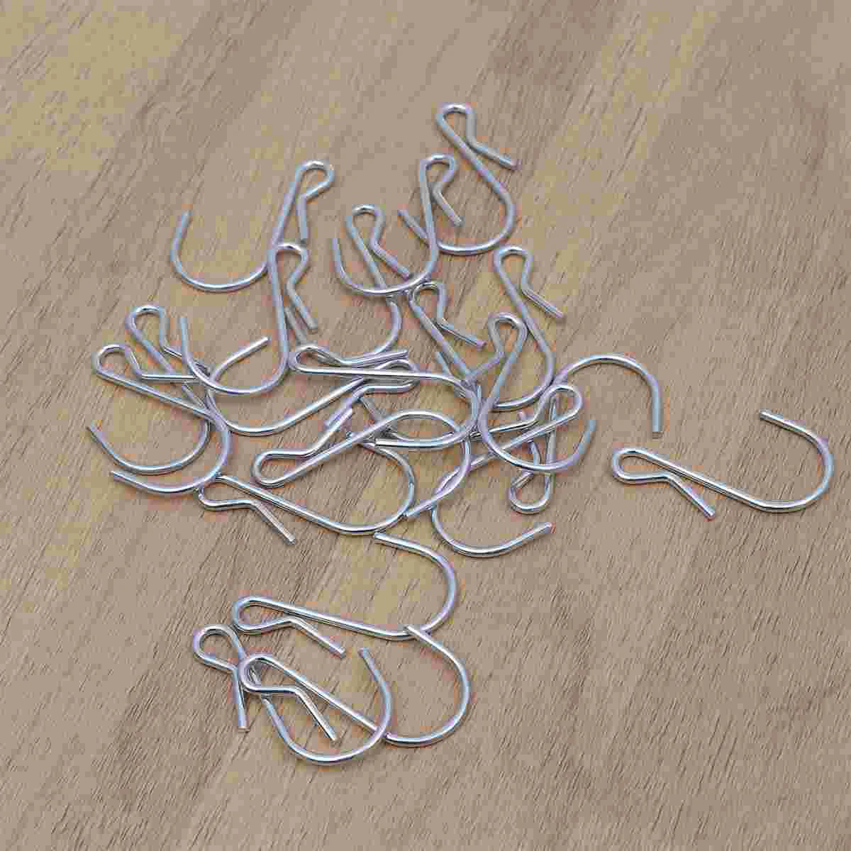 

20 Pcs Nickel Plated Hooks Clothes Hangers Ordinary Bedroom Storage Racks Metal Type