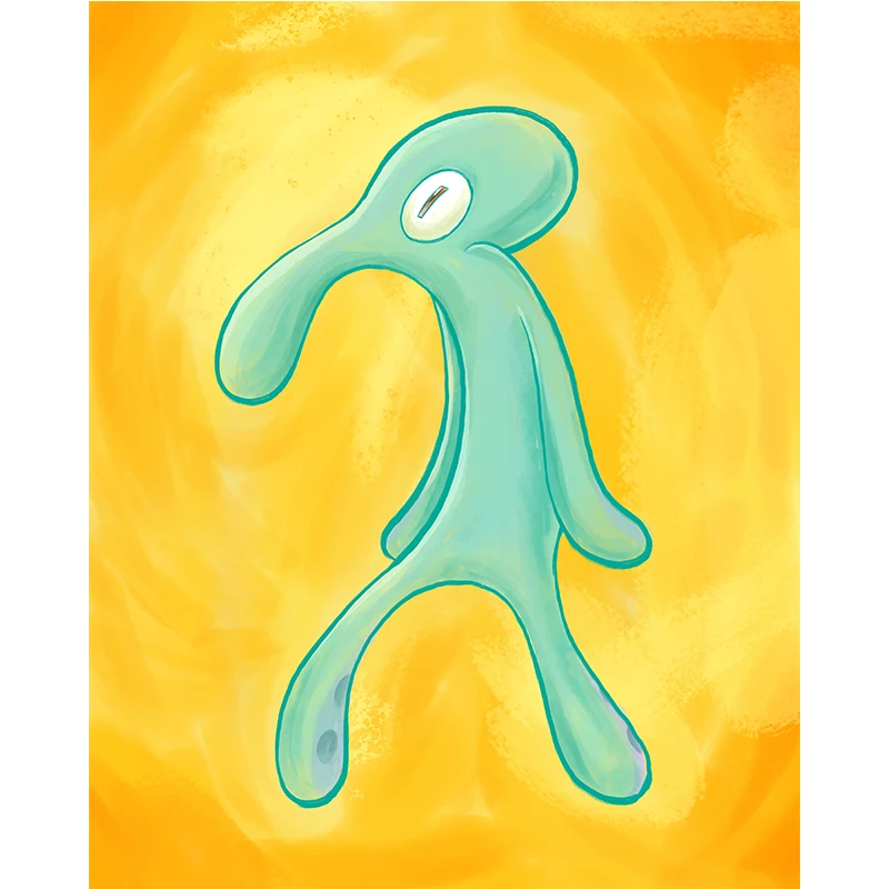 Bold and Brash Gallery Kunst Leinwand Malerei Drucke Poster Cartoon Lustige Thaddäus Wand Kunst Bild Nordic Wohnzimmer Wohnkultur