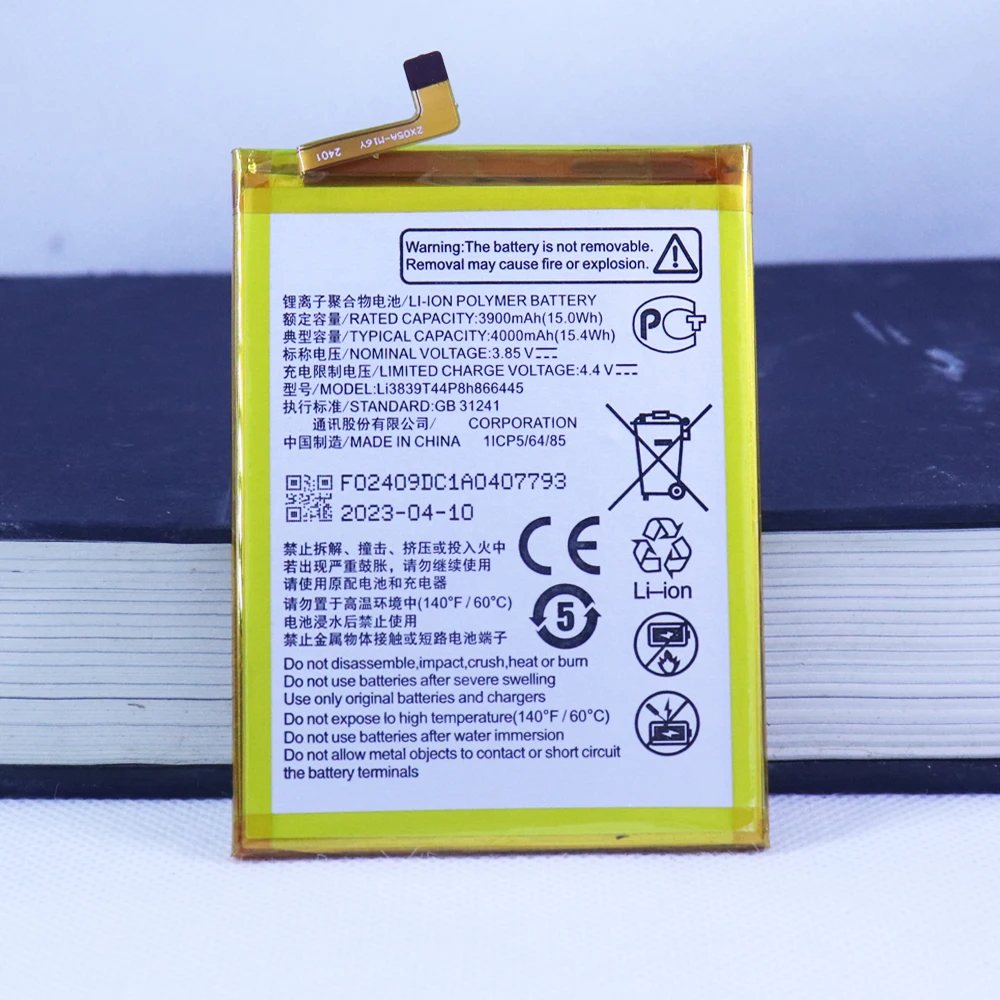 

Li3839T44P8h866445 Battery For ZTE Blade A71 2021,A7030,Voyage 10,7530N,Voyage 30S,7531N,Voyage 30,7532N Battery+Tools