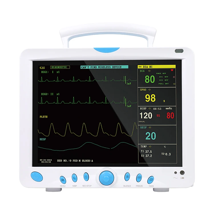 

CONTEC CMS9000 Better Quality 12.1" TFT display hospital multi parameter Patient