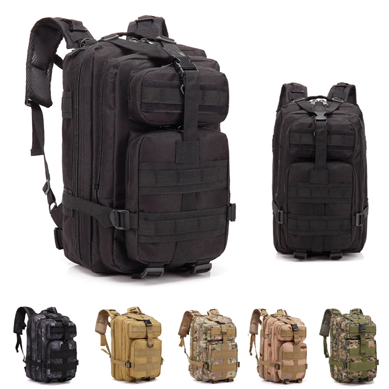 

Outdoor Sport Men Camping Hiking Shoulder Backpack Tactical 3P Hunting Trekking Backpacks