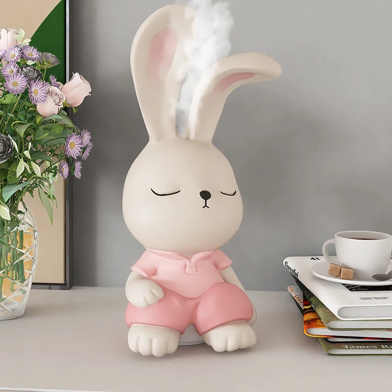 XK Cute Rabbit Aromatherapy Living Room Decoration Home Ornament Bedroom