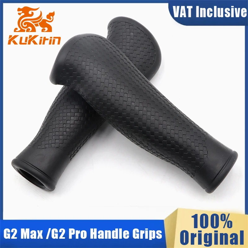 Original Rubber Handle Grips for KUGOO KIRIN G2 PRO KuKirin G2 MAX Electric Scooter Handlebar Grips Replacement Parts