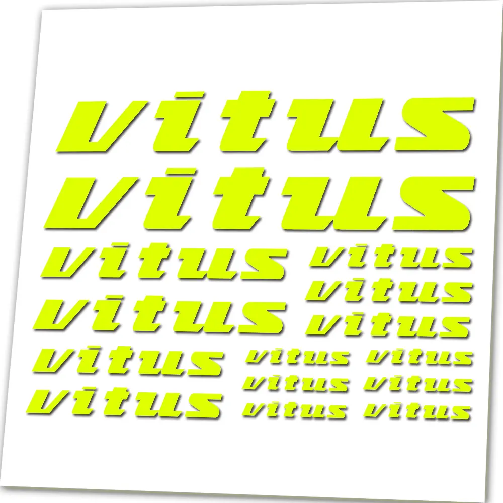 For Vitus Bike Frame Vinyl Sticker Decals Set Any Colour