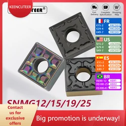 SNMG lama per acciaio SNMG12/15/19/25 YZ6030 JC800 YZ5010 inserto in carburo per MCLNR tornio CNC taglierina utensile per tornitura esterna