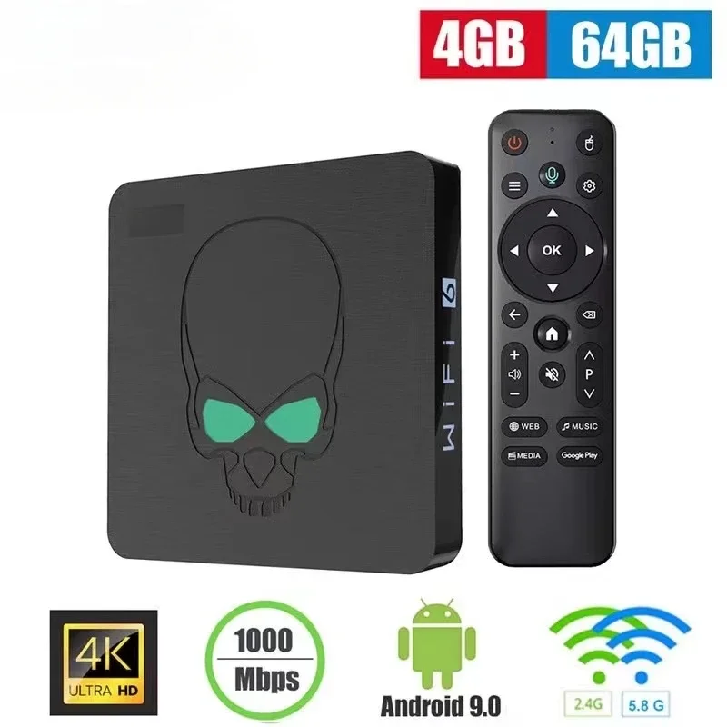 TV Box 8-Core 8G/64G Wifi6 Voice Remote Control Set-Top Box Wholesale for GT-King II Android 11