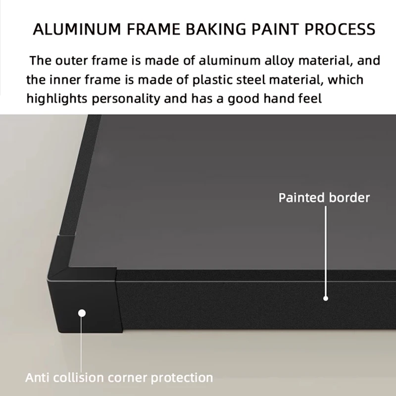 HK1cmSG-120 Sells Frame Screen 120inch16:9 Grey Fiberglass Picture Frame Screen Ultra-narrow Edge HD Projection Screen