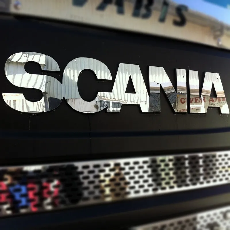 Scania 2004-2009 Compatible M2 Chest Writing Chrom-WNSC165