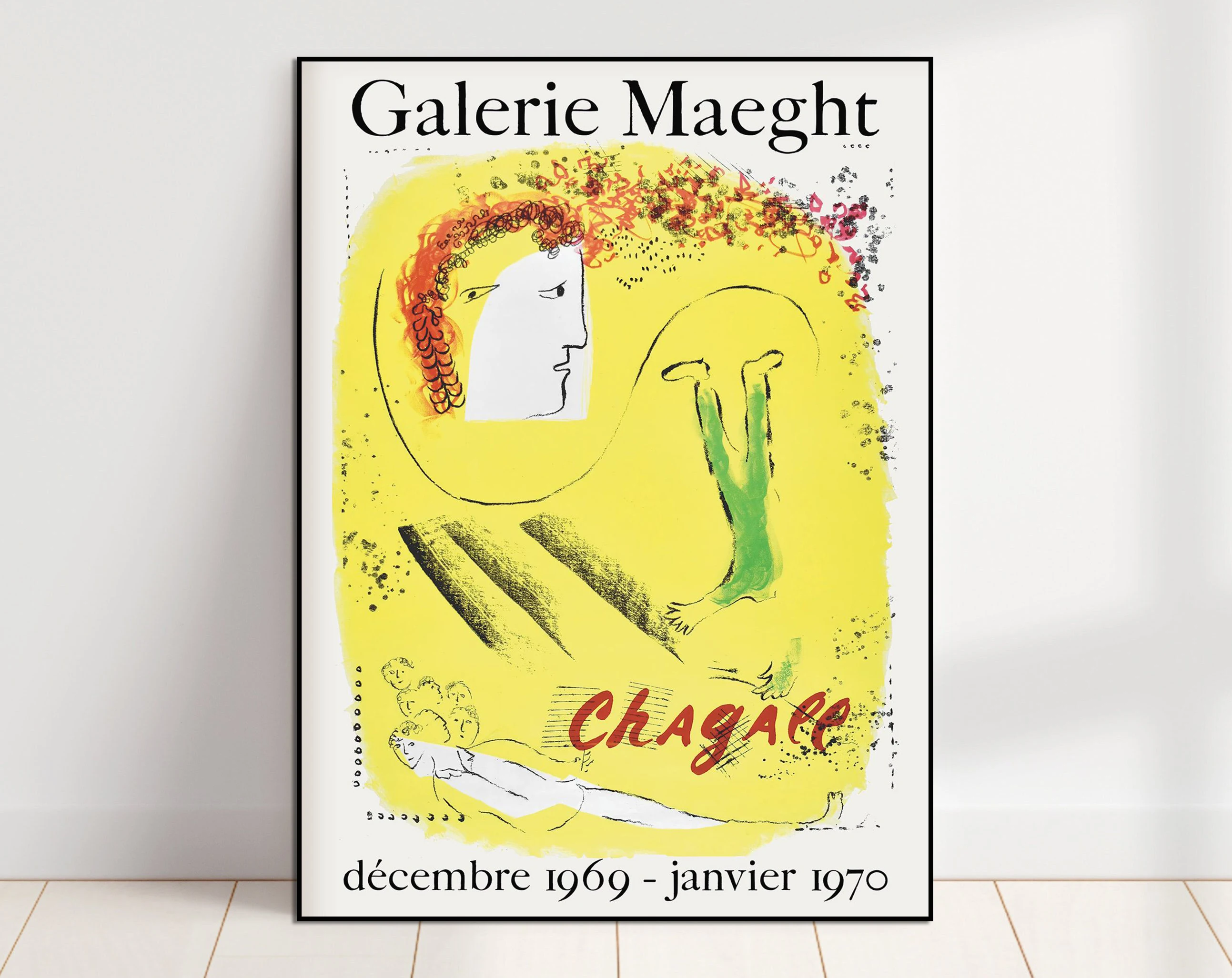 مارك شاجال الفن سلسلة المشارك طباعة قماش صور المنزل لغرفة المعيشة وغرفة النوم جدار ديكور حديث اللوحة بدون إطار #4