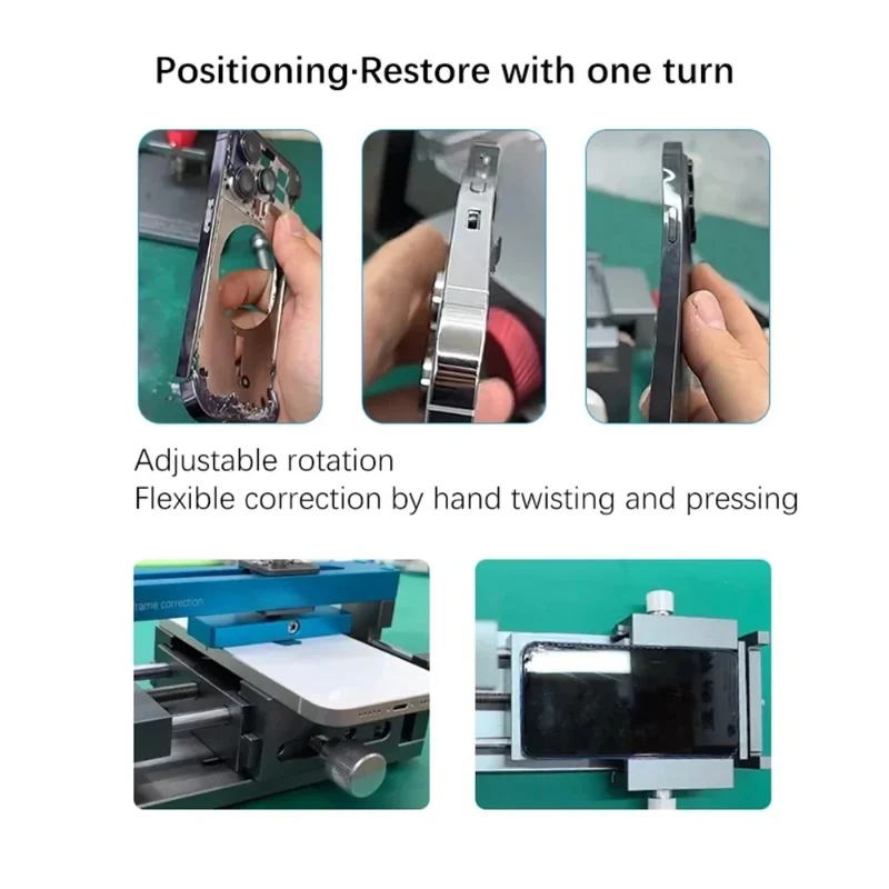 TBK 215A Mobile Phone Frame Repair Fixture Tool Middle Frame Deformation and Bending Correction Repair Instrument