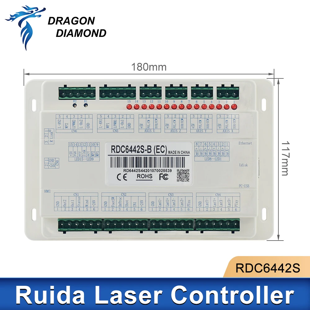 Ruida Co2 Laser Controller System Panels Film Membrane RDC6442S For Laser Engraver and Cutting Machine RDC 6442 6442G 6442S