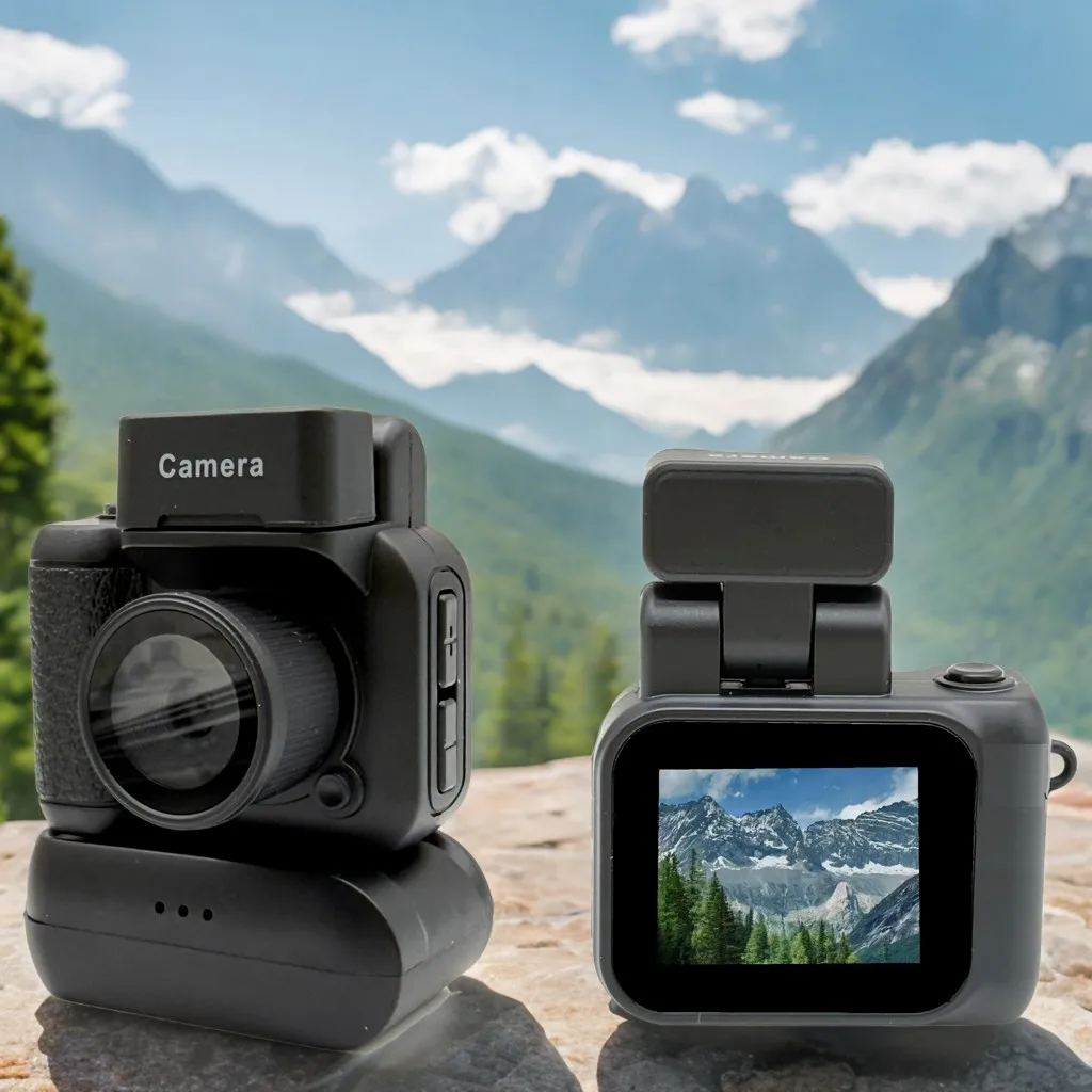 Kids Camcorder HD 1080p Y4000 Portable Retro Ultra Compact Mini Camcorder w/ Screen, Flash & Battery Dock Y3000/Y4000