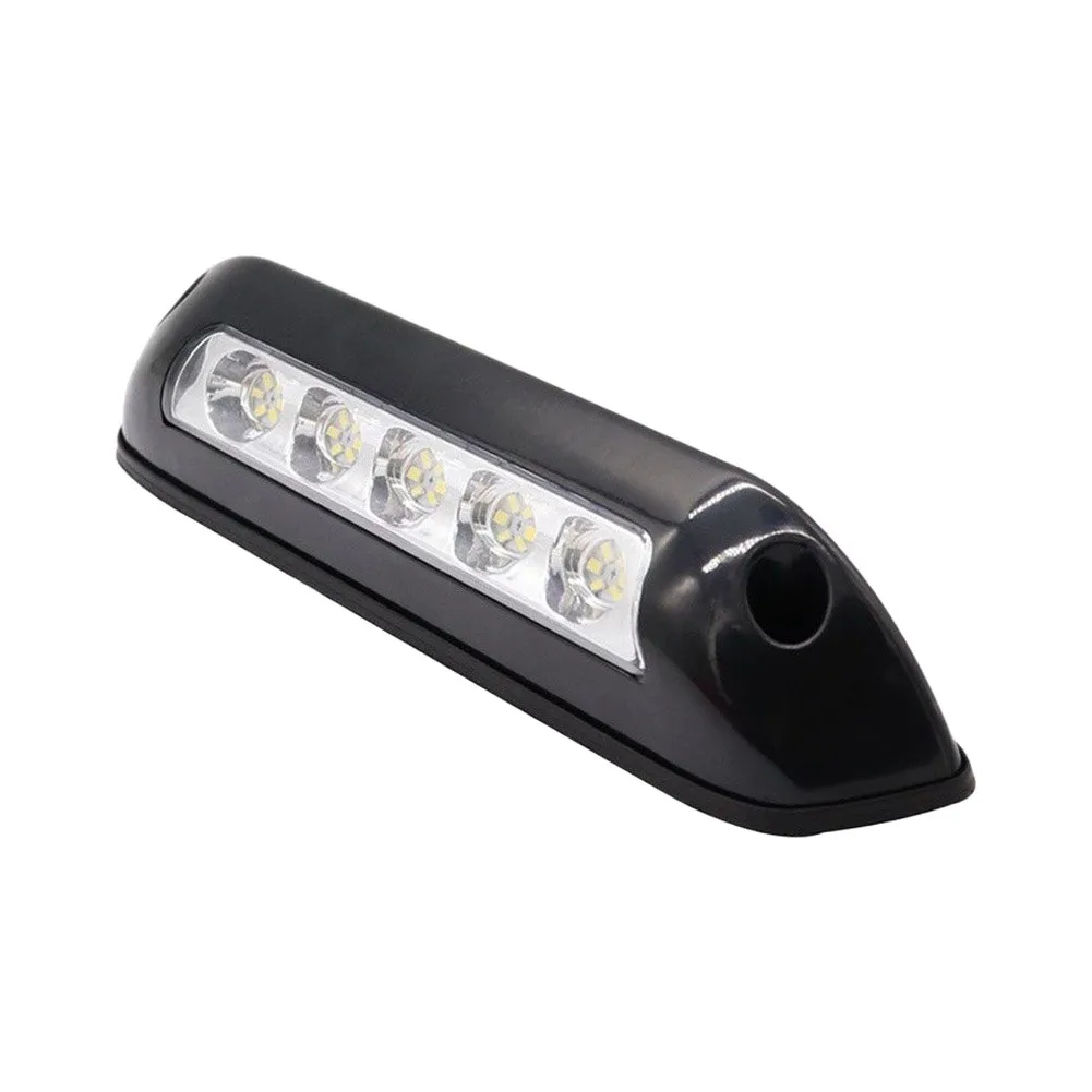For RV Awning Frame RV Awning Light Bar For Outdoor Camping Night White Shell Black Base Waterproof ABS Housing