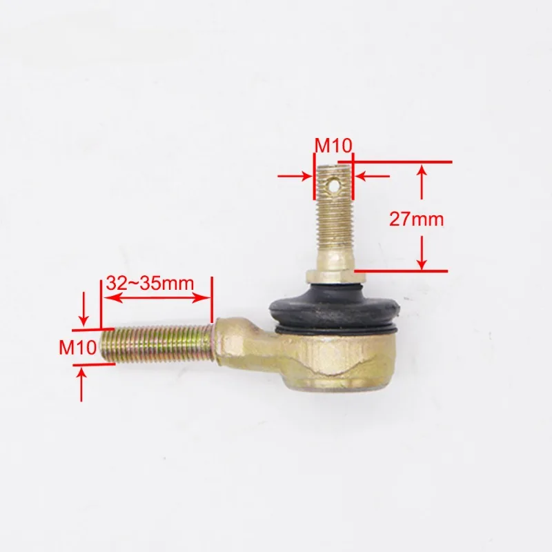 2pcs M10-M10 210mm 220mm 230 240mm 250mm 260mm 300mm ATV Tie Rod Kits Fit Ball Joint for China Chinese ATV Quad Bike Parts