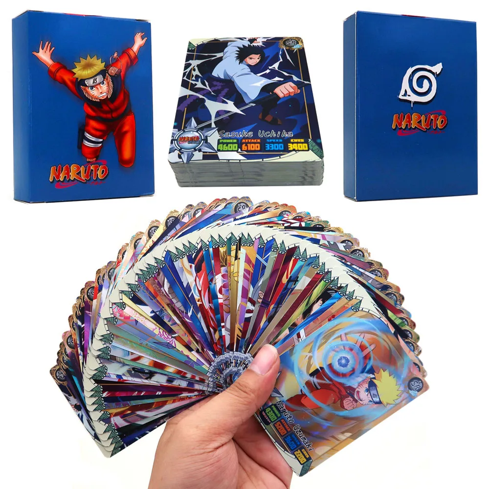 2024 New 50PCS  Naruto Card Complete Collection Series Collection Card Fight Chapter Pro Chapter Childrens Toy Game Card Gift