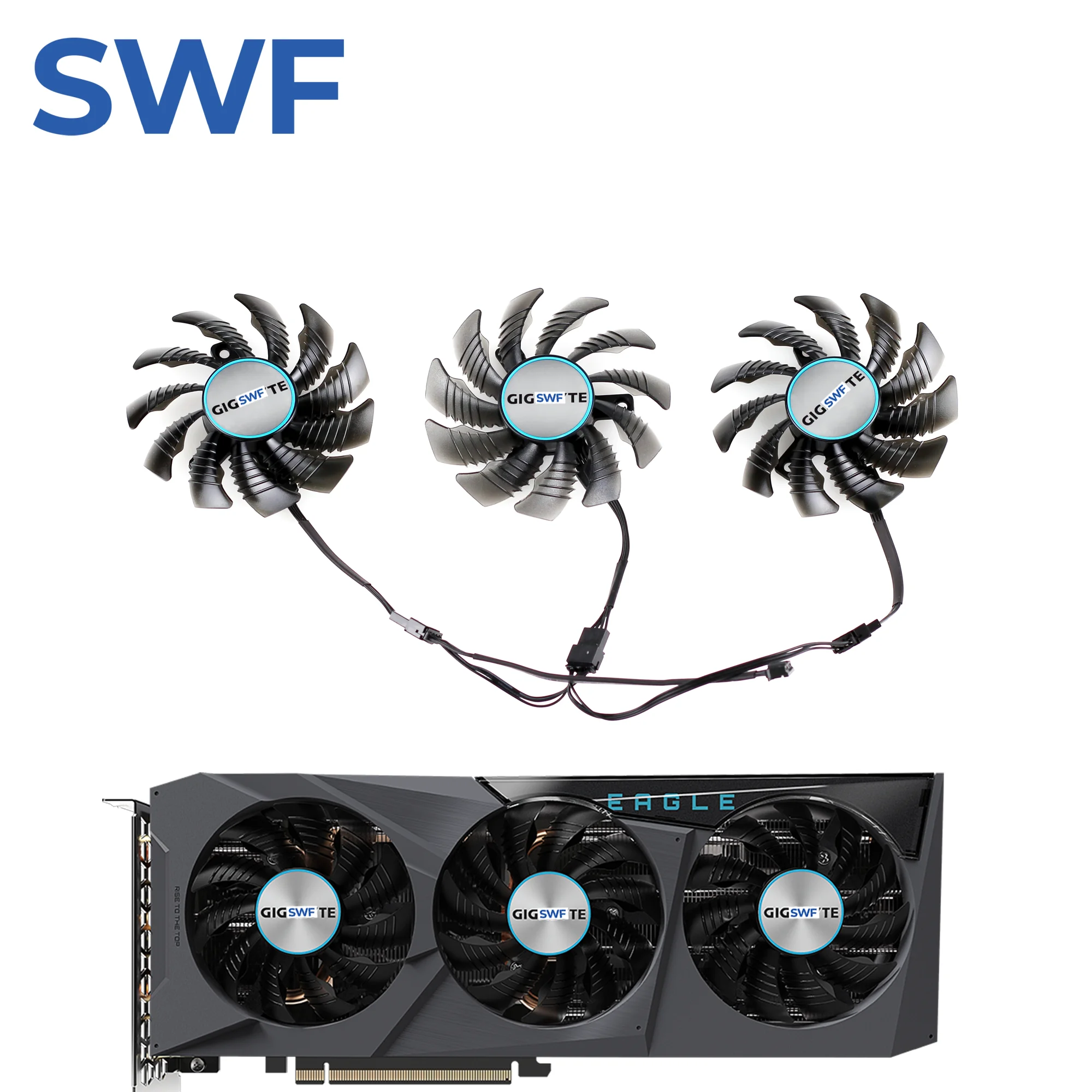 78MM PLD08010S12HH Cooling Fan For Gigabyte RTX 3060 3070 Gaming 3060 3070 Ti Eagle Graphics Card Cooler Fan T128010SU