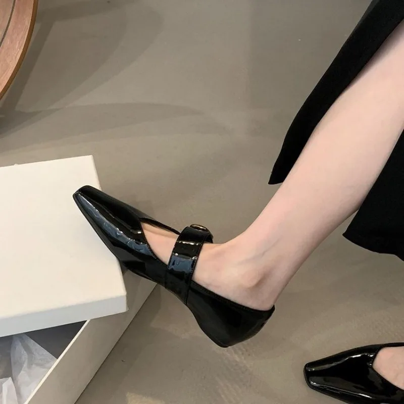 French Niche Flat-soled Pointed-toe Women's 2025 Spring New Slip-on Shoe