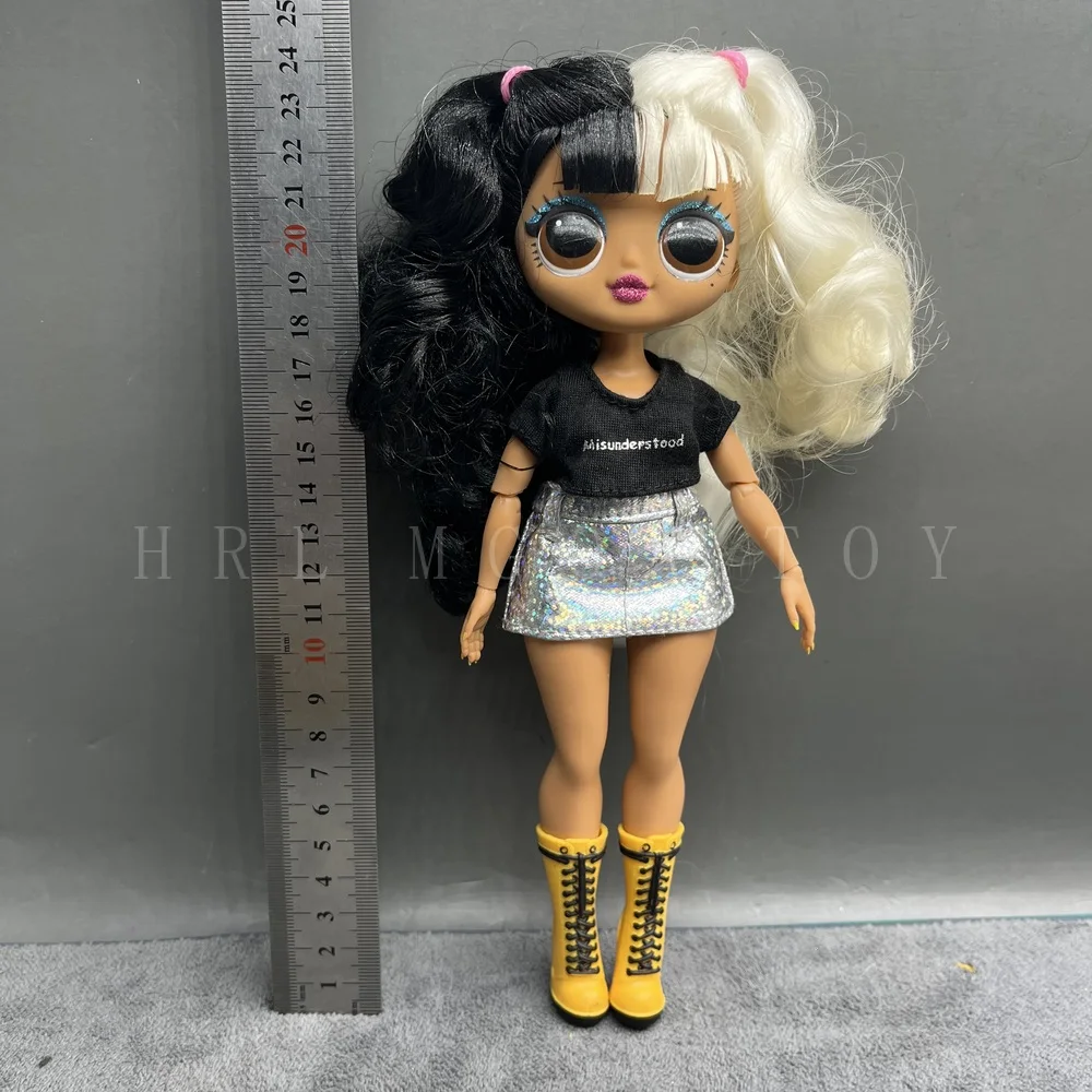 Original 24cm OMG Big Sister Fashion Dress up Girl Doll Set Including Clothes and Shoes Holiday Gift Toys