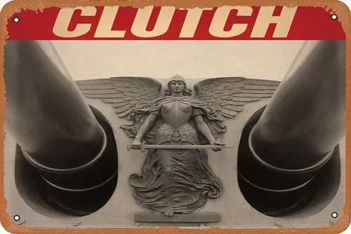 Clutch Vintage Look Ad Poster Wall Art Decor Metal Tin Sign For Home,Kitchen