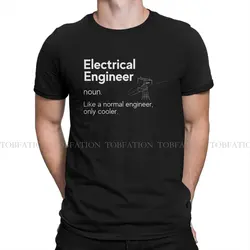 Definicja Geek Unikalna koszulka Inżynier Elektryk Wygodny, kreatywny pomysł na prezent T-shirt z krótkim rękawem