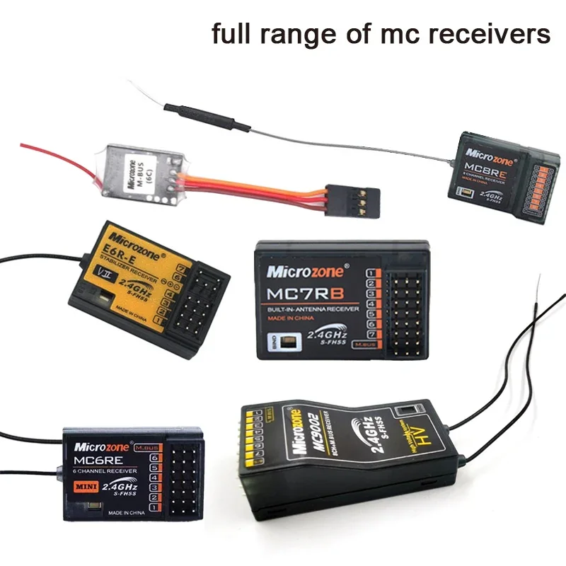 Microzone Mc6re Mc7rb Mc9002 Mini M-Sbus Receiver 6ch Mc8re 8ch Is Suitable For Mc6c Mc8b Controller Transmitter Rc Uav