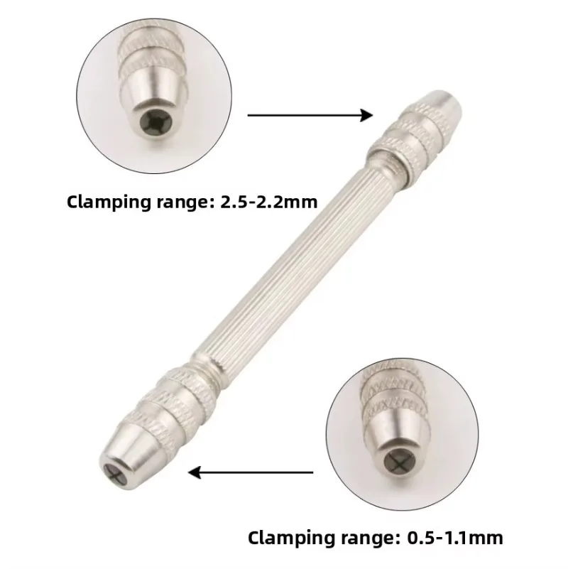 Three pieces per set DIY Hand Drill Set Double‑End Screw Bit Single‑End Lock Bit Carbide Engraving Needle For Jewelry