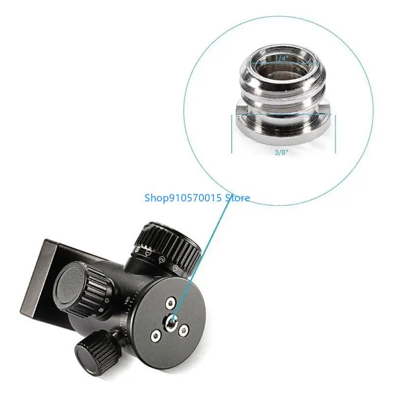 

B95C 1Set 1/4" 3/8" Metal Screw Kits Tripod Mount Convert Adapter Flash Light Stand