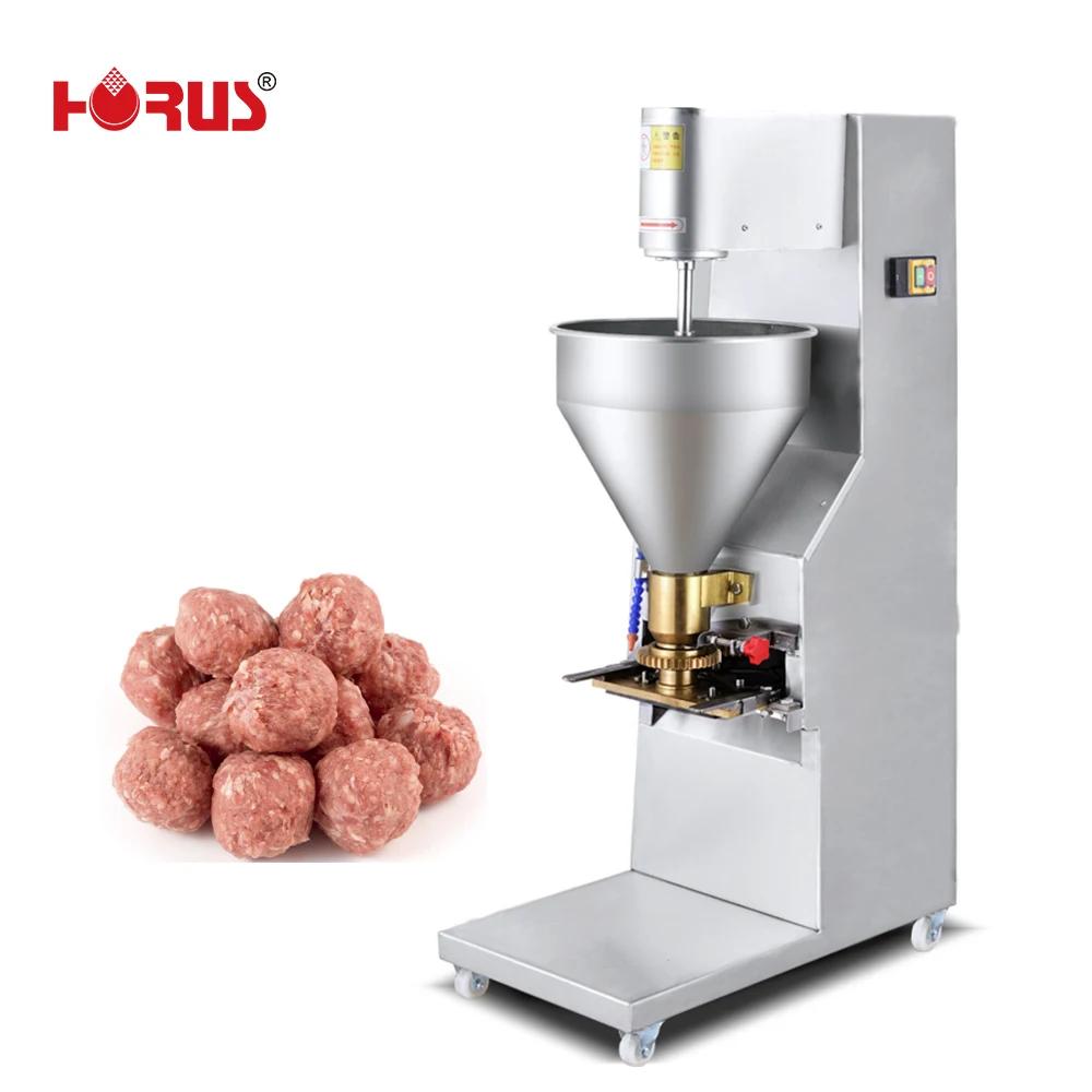 

Horus 18000pcs/hour Stainless Steel Stuffed Fishball Meat Ball Maker Meatball Shaping Forming Making Machine