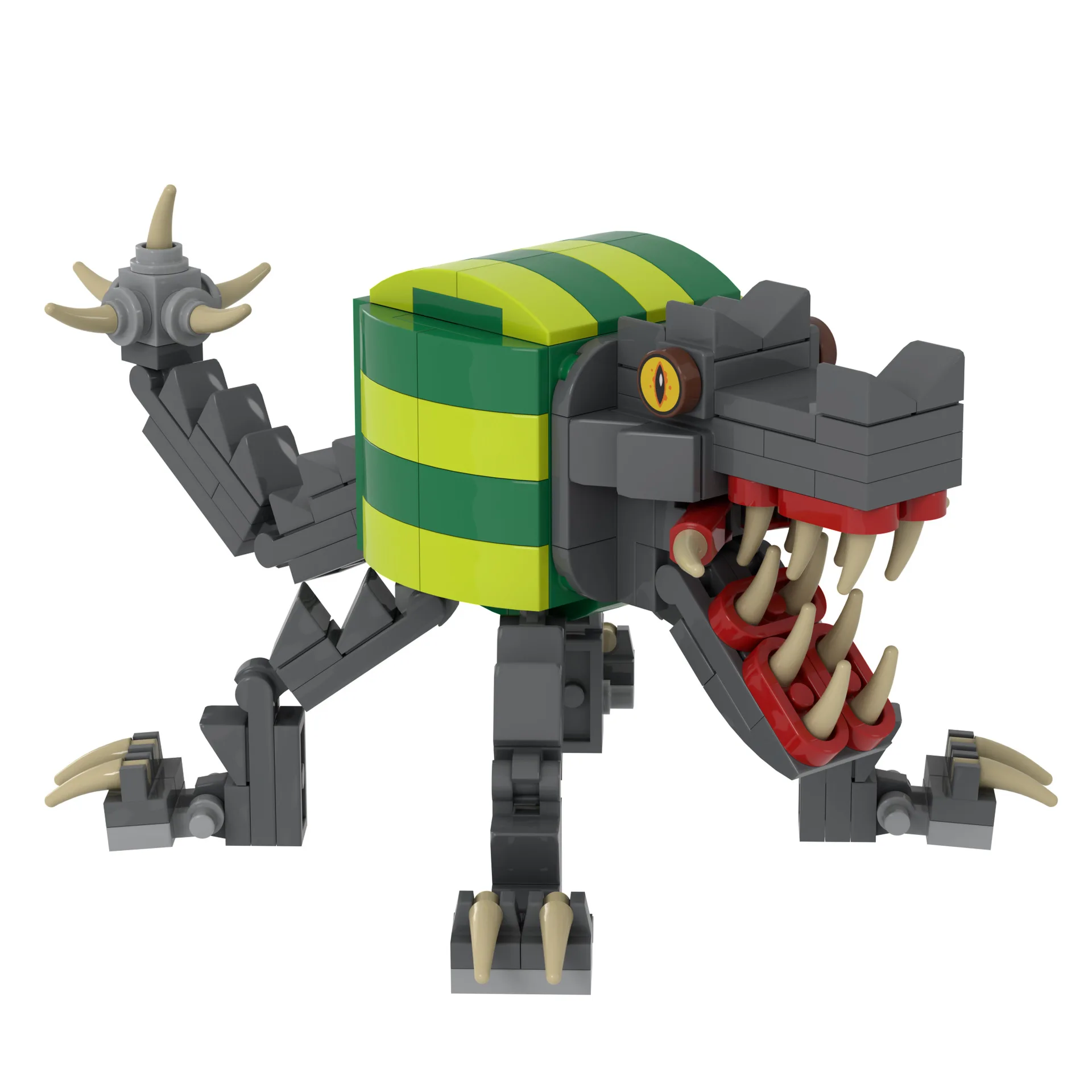 Blocs de construction Tralalero Tralala, nouvelle mise à niveau de Mutation, ornement de cerveau italien TTung Tung Sahur, figurines d'action, jouet de poupée