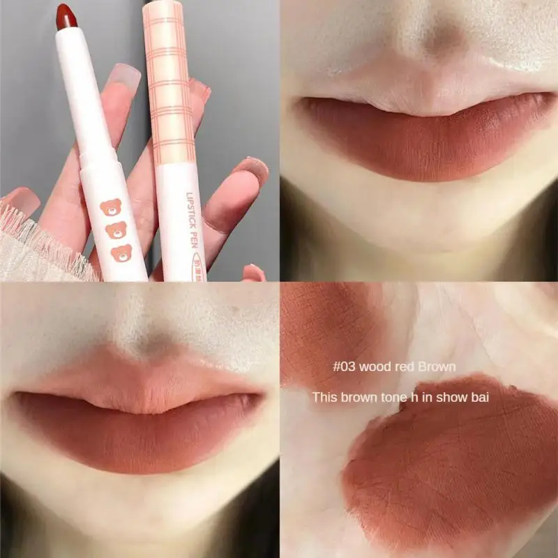 Silky Not Easy To Stick To The Cup Lipstick Portable Safety Make Up Hold Makeup Matte Show White Skin Friendly Comfortable