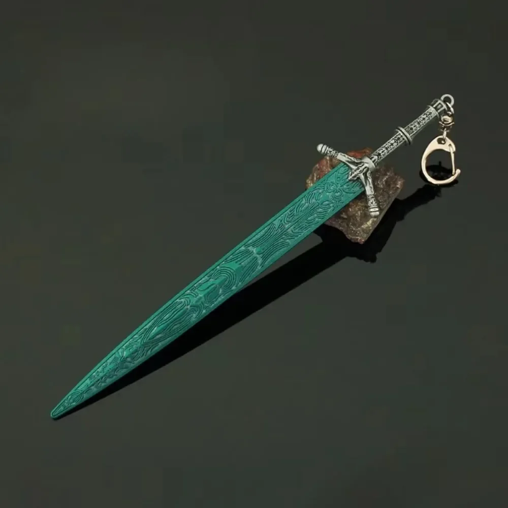 22cm | Épée au clair de lune Ludwig, 30cm, périphérie de jeu ER japonais, rivières de sang, modèle Katana en métal, artisanat de bureau, jouets, Collections