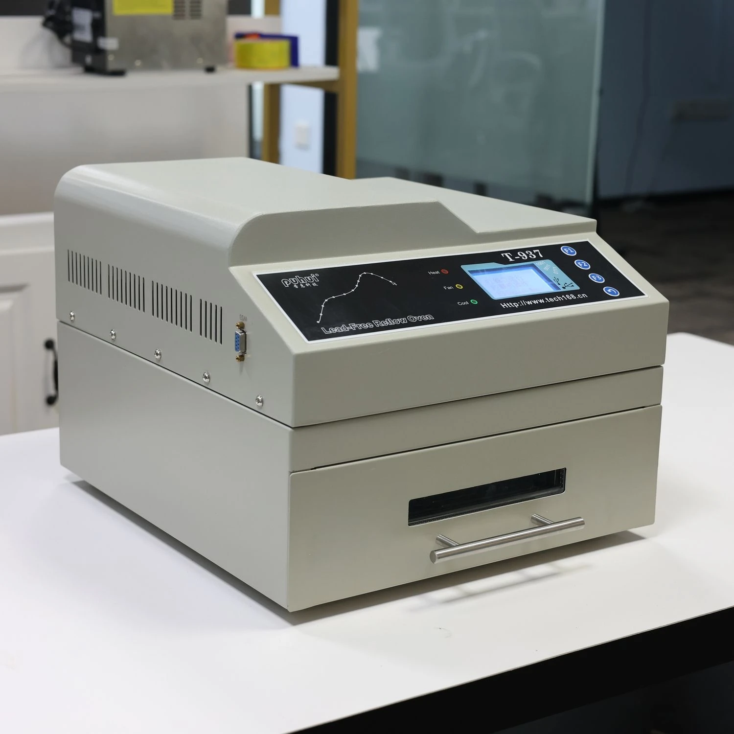 Lead Free 110v 220v Puhui SMT Reflow Oven T-937 Infrared IC Heater Reflow Soldering Station for PCB Welding