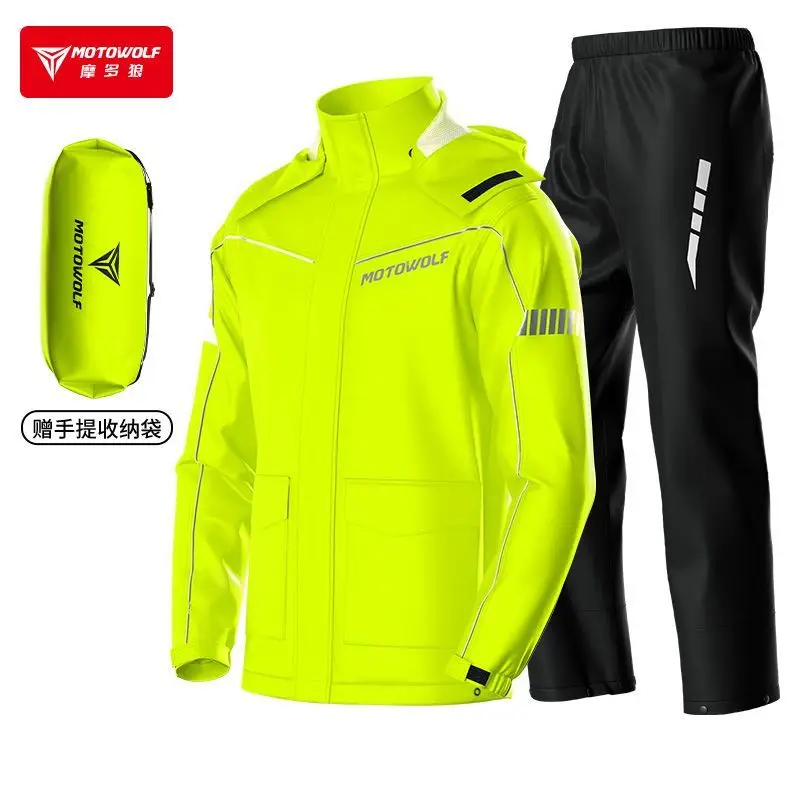 

Motorcycle Riding Raincoat Rain Pants Split Suit Four Seasons Motorcycle Travel Rider Waterproof Suit Impermeable Motociclista