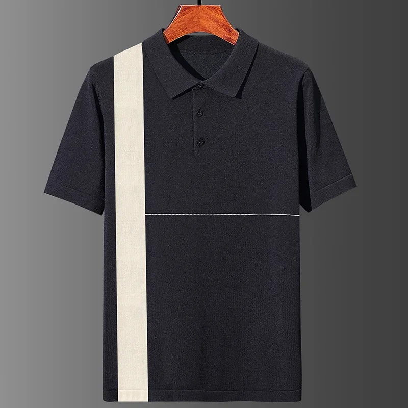 Knitted Striped Ove…