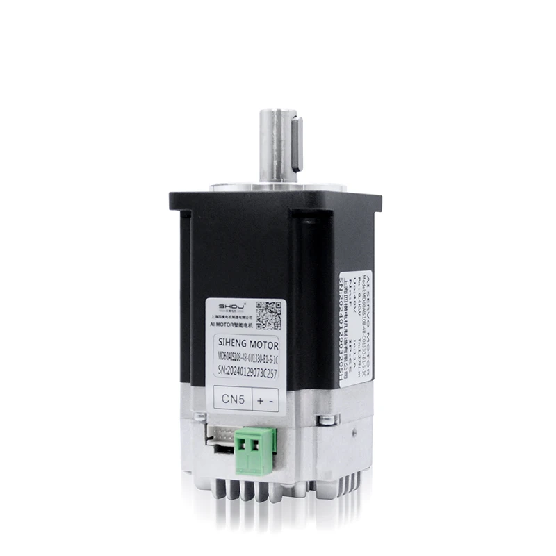 Novo driver de servo motor ce de carro 48vdc agv integrado com motor de passo nema 34 60mm 400w 3000rpm 1.27nm híbrido 48v com canopen