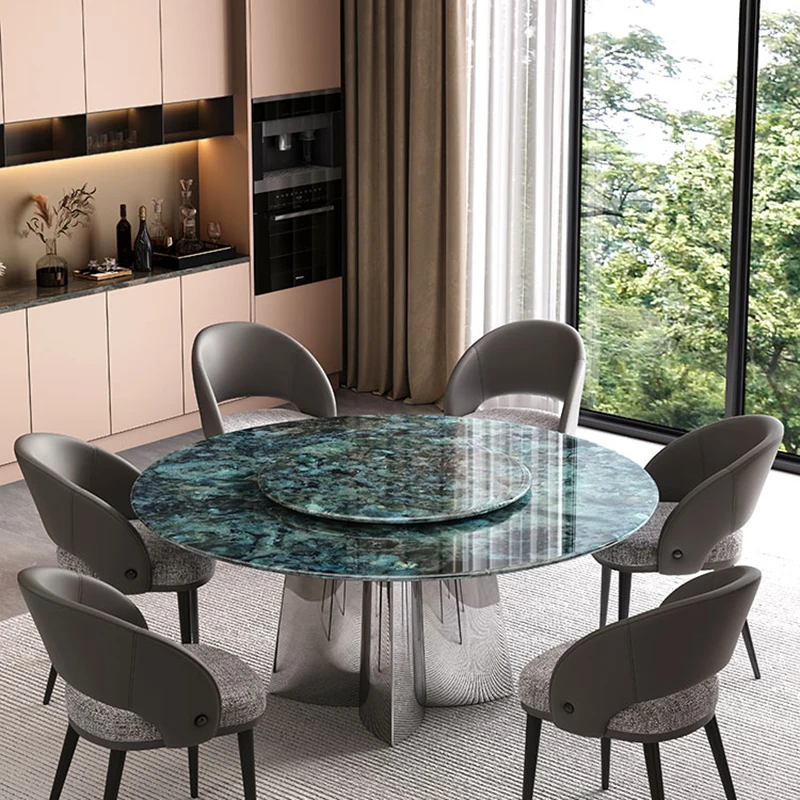 

Trendy Unique Dining Table Space Saving Terrace Service Luxury Conference Dining Table Center Juegos De Comedor Office Furniture