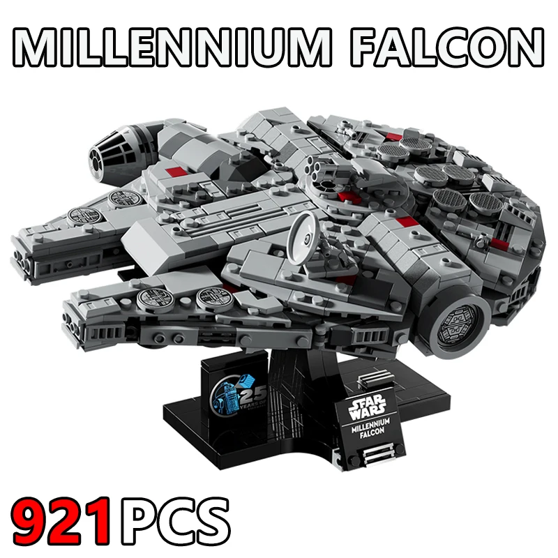 Galaxy Space Stars-Fighter Ship Falcons-Spaceship Battle Wars-Ship Model Building Block Brick Gift Kid Boys Toys Set