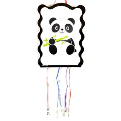 1pcs/lot Cute Panda Theme Pinatas Happy Birthday Party Boys Kids Favors Baby Shower Decorations DIY Pinata